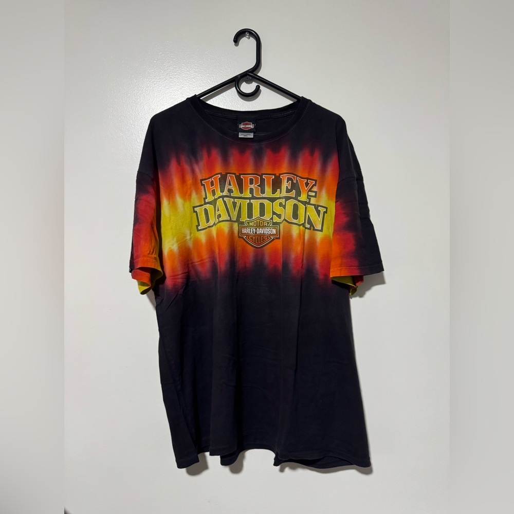 Vintage Official Tye Dye Harley Davidson T Shirt